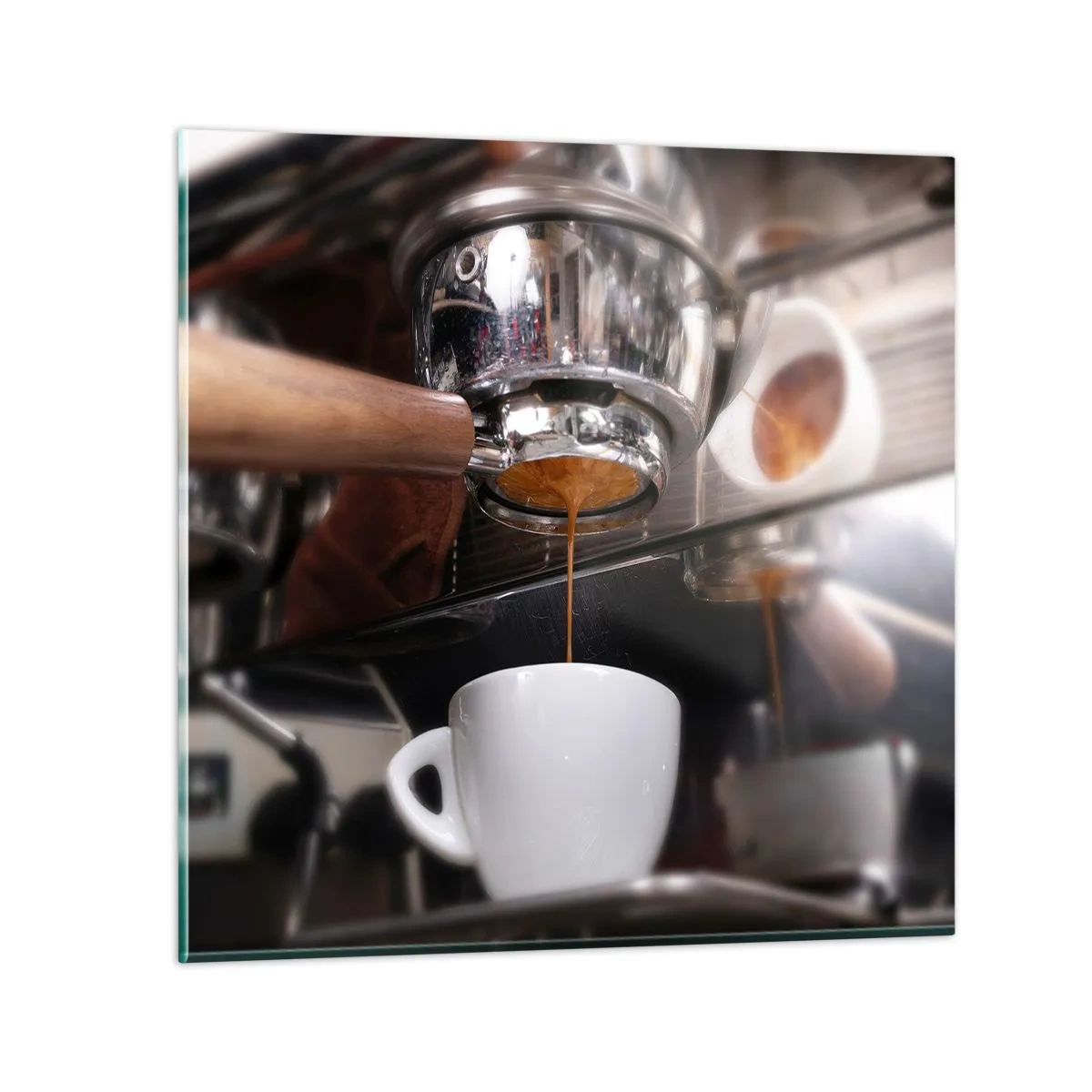 Obraz na skle - Dobrá chvíle dne - 30x30 cm