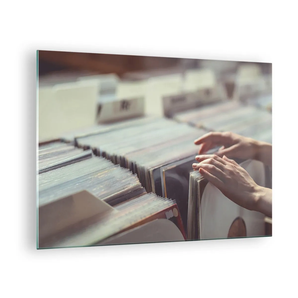 Obraz na skle - Při hledání emocí - 70x50cm - Hledání emocí - Moderní nástěnná dekorace do obývacího pokoje a ložnice ARTTOR