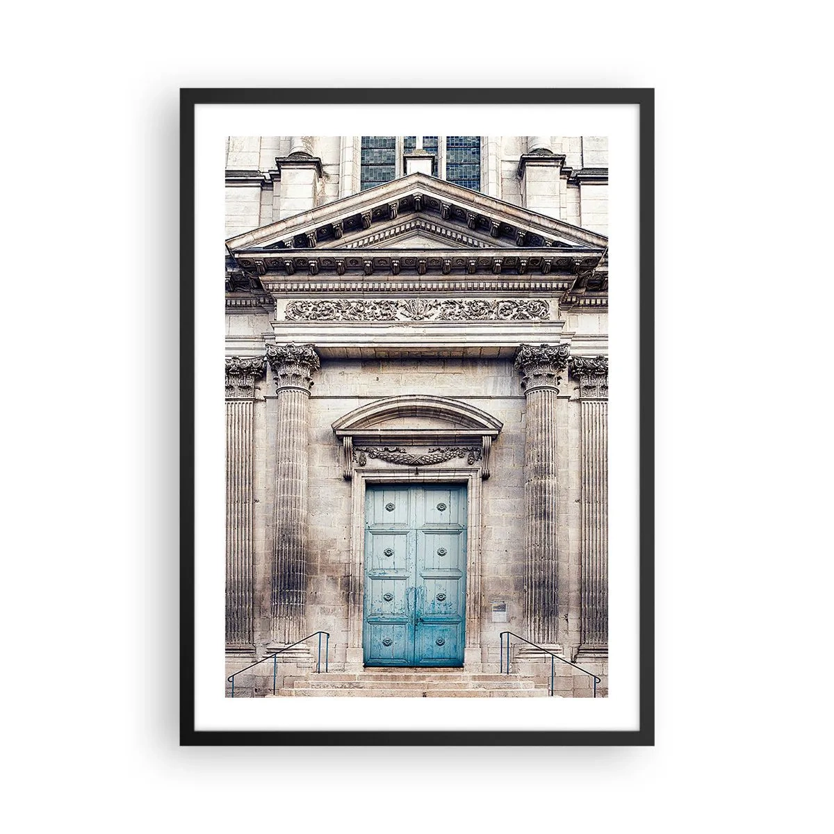 Plakát v černém rámu - Brána do duchovního světa - 50x70cm - Brána do duchovního světa - Moderní nástěnná dekorace do obývacího pokoje a ložnice ARTTOR