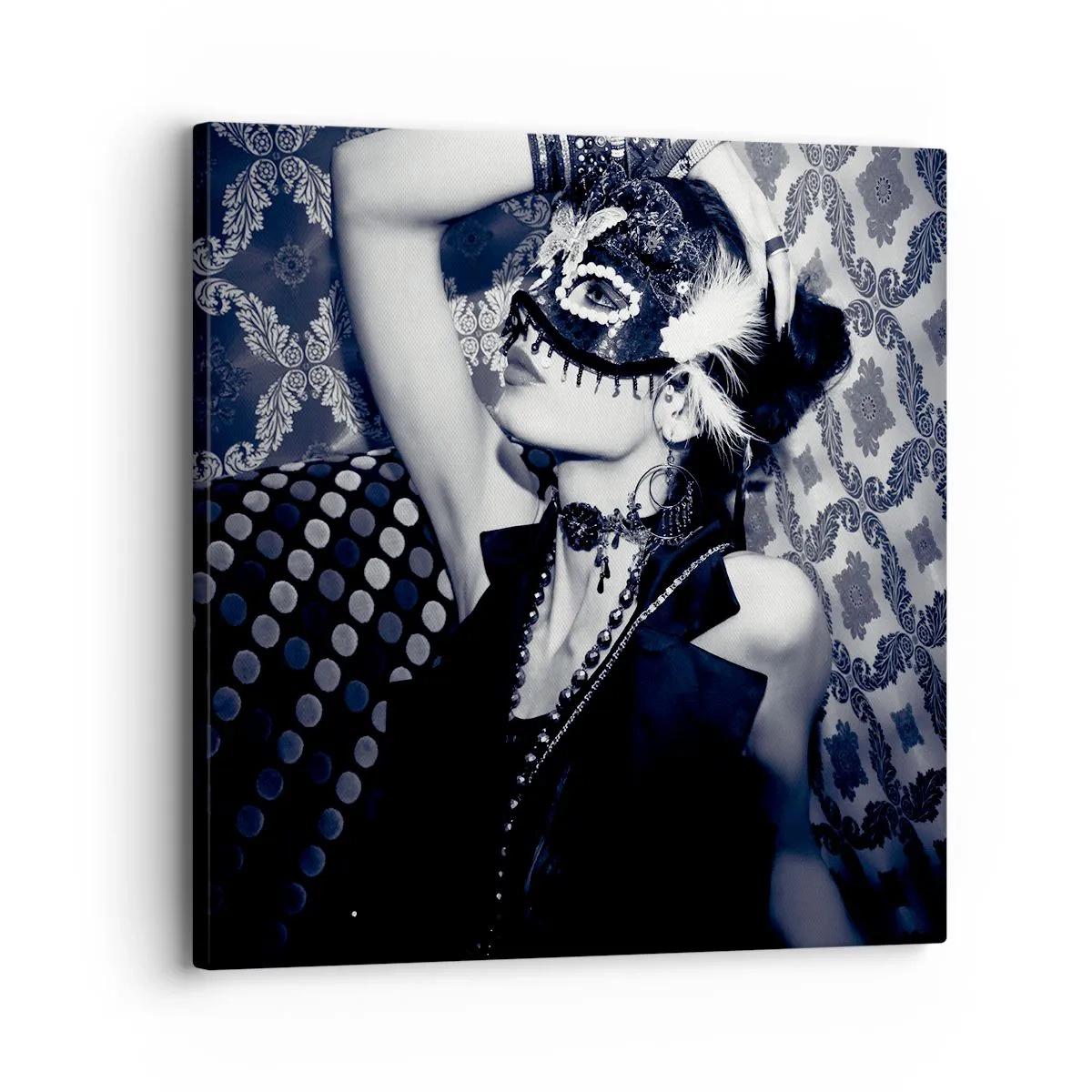 Obraz na plátně - Dekorace, ozdoby, vzory… - 30x30 cm