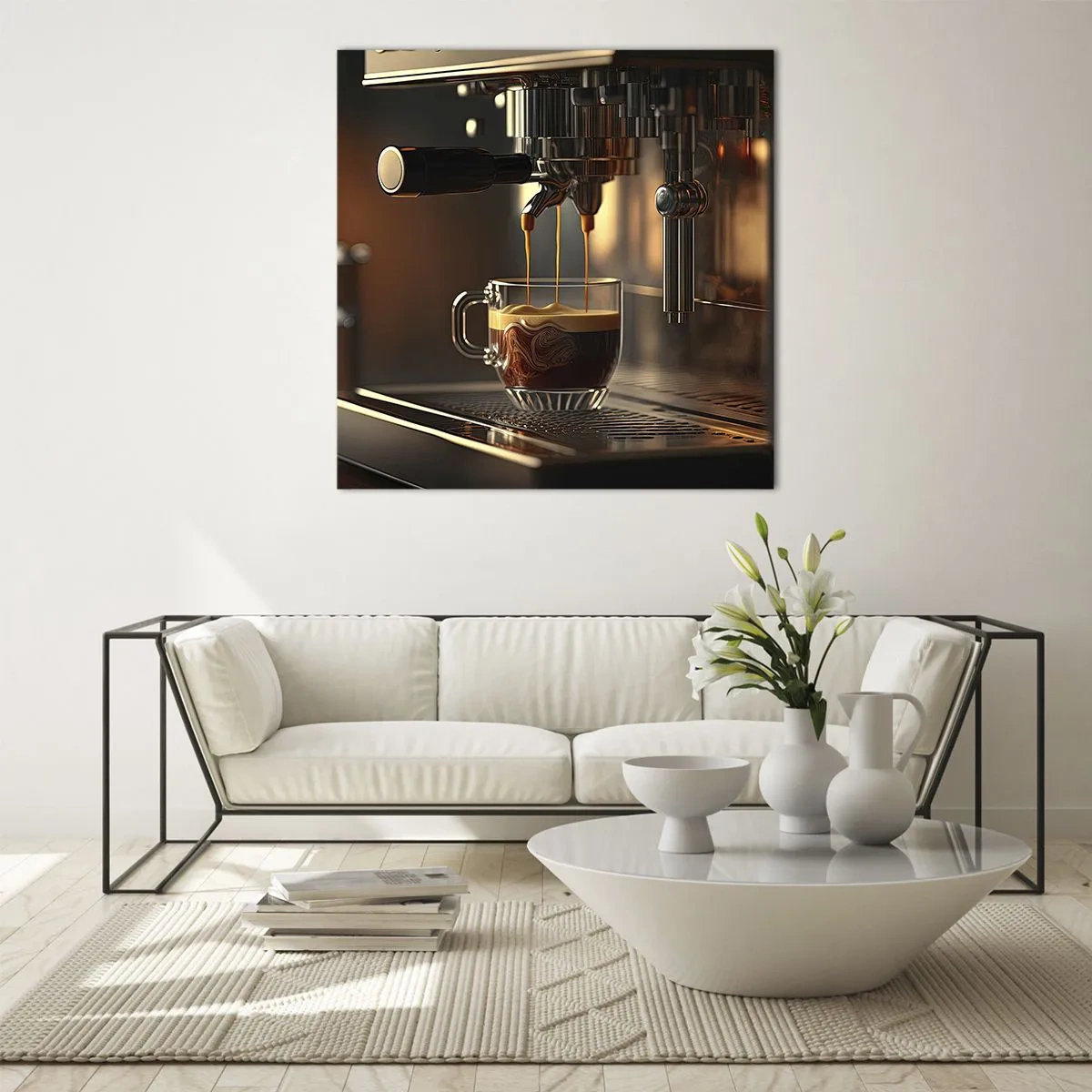 Obraz na skle - Smyslná směs - 30x30 cm